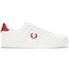 Fred Perry per uomo. B6312-129 Sneakers in pelle B721 bianca, Bianco, Basso, Stringhe, Casual