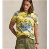 Polo Ralph Lauren per uomo. [710963813001] T-shirt personalizzata gialla slim, Casual, Giallo, Cotone, Manica corta