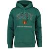 Gant per uomo. 2044004 Felpa con cappuccio verde, Casual, Cotone