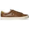 Polo Ralph Lauren per uomo. [816879935001] Sneakers in pelle marrone Active, Basso, Stringhe, Casual