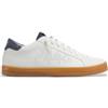 P448 per uomo. S25JOHN2 Sneakers in pelle bianca John, Bianco, Basso, Stringhe, Casual