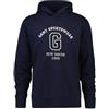 Gant per uomo. 2067033 Felpa con cappuccio grafica blu scuro, Casual, Navy