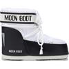Moon Boot per donna. 80D1409340 Stivali bassi in nylon bianchi con icona [3179167], Bianco, Basso, Nessuno, Casual, Neve