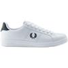 Fred Perry per uomo. B6312-567 Sneaker in pelle B721 bianca, Bianco, Basso, Stringhe, Casual