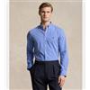 Polo Ralph Lauren per uomo. [710928254003] Camicia Fil-à-fil stretch slim fit blu, Casual, Da sera, Cotone, Classico, Manica lunga