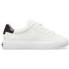 Calvin Klein per donna. HW0HW01681 Vulc Sneakers stringate in pelle bianca, Bianco, Basso, Stringhe, Casual