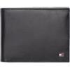 Tommy Hilfiger per uomo. AM0AM00657 Portafoglio in pelle nera Eton Trifold -13x3x10cm- [1340381], Nero, Casual