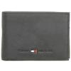Tommy Hilfiger per uomo. AM0AM00662 Portafoglio Johnson CC Flap in pelle nera -11x3x7cm- [1340391], Nero, Casual