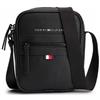 Tommy Hilfiger per uomo. [AM0AM09504] Borsa reporter Essential nera piccola, Nero, Casual, Poliuretano