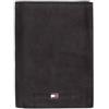 Tommy Hilfiger per uomo. AM0AM00664 Portafoglio verticale pieghevole in pelle nera [3019372], Nero, Casual