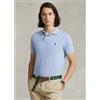 Polo Ralph Lauren per uomo. [710548797013] Polo blu in piquet Slim Fit, Casual, Cotone, Classico, Manica corta