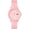 Lacoste per donna. 2001213 Orologio analogico 12.12 rosa, Casual, Silicone, Bracciale di corda