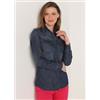 Lois Jeans per donna. [431182313] Camicia di jeans blu navy, Casual, Cotone, Manica lunga
