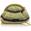 Mustang per donna. SALAY Borsa Salay verde, Casual, Rafia