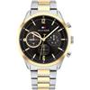 Tommy Hilfiger per uomo. 1791944 Orologio analogico in acciaio nero [3084615], Casual, Braccialetto, Acciaio inossidabile