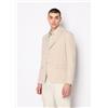 Armani Exchange per uomo. [8NZG15ZNFNZ1724] Giacca giacca beige, Casual, Lino, Classico