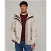 Superdry per uomo. [M5011842A] Giacca a vento con cappuccio Yachter SD beige, Casual, Poliestere, Manica lunga