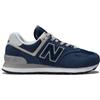 New Balance per donna. WL574V3 Scarpe da ginnastica 574 Core nere [3127298], Casual, Sportivo, Navy