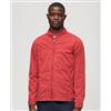 Superdry per uomo. M5011864A Classica giacca Harrington rossa, Rosso, Casual, Cotone, Manica lunga