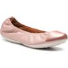 GEOX per ragazza. J92B0A 044AJ Ballerine in pelle Piuma rosa, Basso, Nessuno, Casual, moda per bambini
