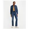 Levi's per donna. 18759-0115 Jeans bootcut a vita alta 725 Blu [3151428], Casual, Cotone, Denim