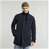 G-Star per uomo. D25378-C408-G867 Trench Garber blu scuro [3155582], Casual, Polister riciclato, Sostenibile, Navy