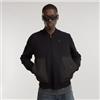 G-Star per uomo. D25126-D465-6484 Giubbotto bomber lavorato a maglia Engineered Mix nero, Casual, Polister riciclato, Sostenibile