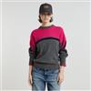 G-Star per donna. [D25216-D770-G694] Maglione lavorato a maglia sciolto multicolore grigio, rosa, Casual, Sostenibile, Lana Riciclata