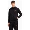 EA7 per uomo. [8NPM33_PJVRZ] Felpa nera Core Identity, Nero, Casual, Sportivo, Cotone, Multisport