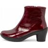 Art per donna. [114424670003_008] Stivaletti in pelle 1442 Alfama bordeaux, 5 a 8cm, Cerniera, Casual