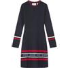 Pepe Jeans per ragazza. PG951680 Abito Wanda blu scuro, Casual, Viscosa, Manica lunga, Navy, moda per bambini