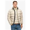 Superdry per uomo. [M5011912A] Giacca sportiva imbottita beige, Casual, Polister riciclato, Sostenibile