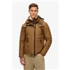 Superdry per uomo. [M5011921A] Giacca a vento Mtn marrone, Casual, Polister riciclato, Sostenibile
