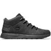 Timberland per uomo. [TB0A1YN50151] Scarpe da ginnastica Sprint Trekker in pelle nera, Nero, Basso, Stringhe, Sportivo, Outdoor, Sostenibile
