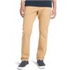 Timberland per uomo. TB0A2BYYEH31 Pantaloni chino in twill elasticizzato giallo, Casual, Cotone biologico, Sostenibile