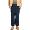 Timberland per uomo. TB0A5TVY4331 Pantaloni cargo in twill Brookline blu scuro, Casual, Cotone biologico, Sostenibile, Navy