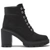 Timberland per donna. TB0A5Y6C0151 Stivaletti stringati in pelle nera Allington Heights, Nero, 5 a 8cm, Stringhe, Casual