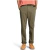 Timberland per uomo. TB0A2BZAA581 Chino dritti in twill verde Claremont, Casual, Cotone biologico, Sostenibile