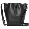 Timberland per donna. TB0A61JUS761 Borsa a secchiello in pelle Tuckerman nera, Nero, Casual