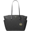 Michael Kors per donna. [30S2G6AT2L] Borsa tote media Marilyn in pelle Saffiano nera, Nero, Casual