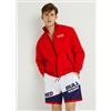 Red Bull Racing x Pepe Jeans per uomo. RM400012 Giacca a vento Marina rossa, Rosso, Casual, Poliestere