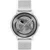 Calvin Klein unisex. [25300004] Orologio automatico iconico grigio, Casual, Acciaio inossidabile
