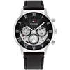 Tommy Hilfiger per uomo. 1710565 Orologio della leggenda nera [3205828], Nero, Casual, Bracciale di corda, Acciaio inossidabile
