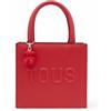 TOUS per donna. 2002106617 Borsa mini cubo Brenda rossa, Rosso, Casual, Poliuretano