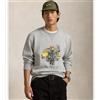 Polo Ralph Lauren per uomo. 710958195001 Felpa Polo Bear Grigia, Casual, Grigio, Cotone