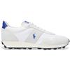 Polo Ralph Lauren per uomo. 809960987002 Sneakers PRL Trail in pelle bianca, Bianco, Basso, Stringhe, Casual