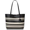 Lauren Ralph Lauren per donna. [431795329069] Borsa nera reversibile Pebble, Nero, Casual, Poliuretano
