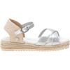 Xti Kids per donna/ragazza. 15119102-PLATA Sandali 151191 argento, Basso, Fibbia, Casual, moda per bambini