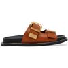 Steve Madden per donna. SM19000133 Sandali marroni Arch-E, Marrone, Basso, Nessuno, Casual