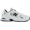 New Balance per uomo. MR530 Scarpe da ginnastica 530 bianche, Bianco, Basso, Stringhe, Casual